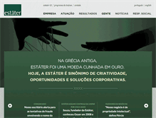 Tablet Screenshot of estater.com.br